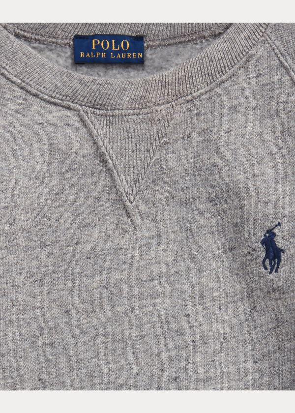 Ralph Lauren Fleece Pullover Šedé | 4yYwxXnY