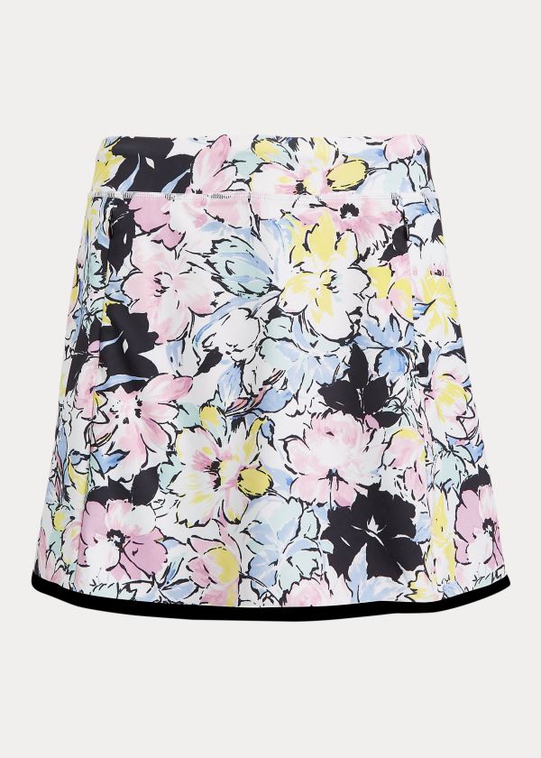 Ralph Lauren Floral Flounce Golfové Skort Kytičkované | i4ZFabv8