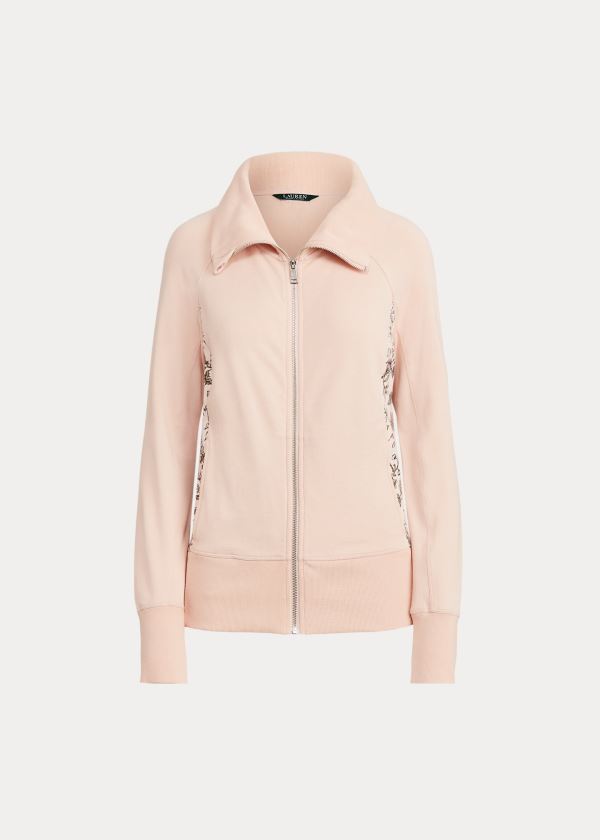 Ralph Lauren Floral French Terry Jacket Růžové Viacfarebný | EydYwSRv