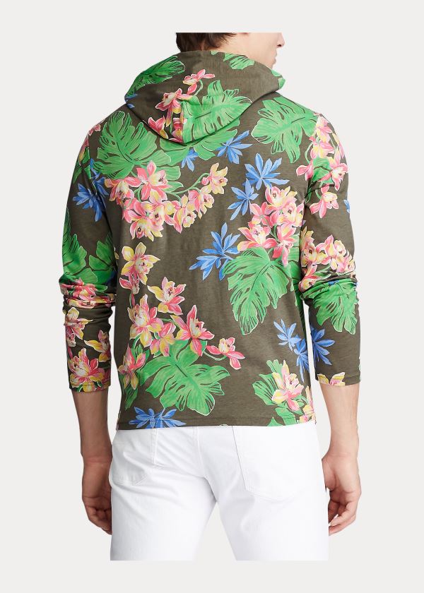 Ralph Lauren Floral Jersey S Kapucí T-Shirt Viacfarebný | waQ1Keow
