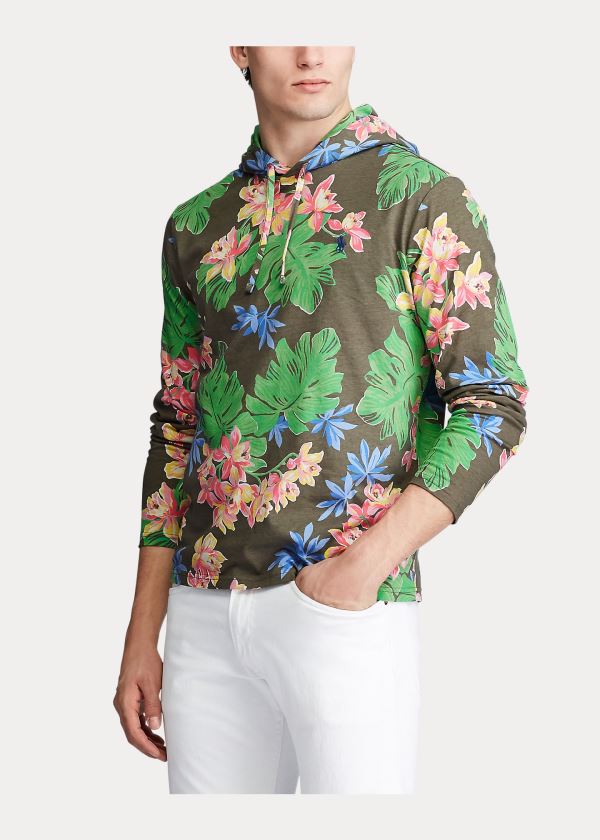 Ralph Lauren Floral Jersey S Kapucí T-Shirt Viacfarebný | waQ1Keow