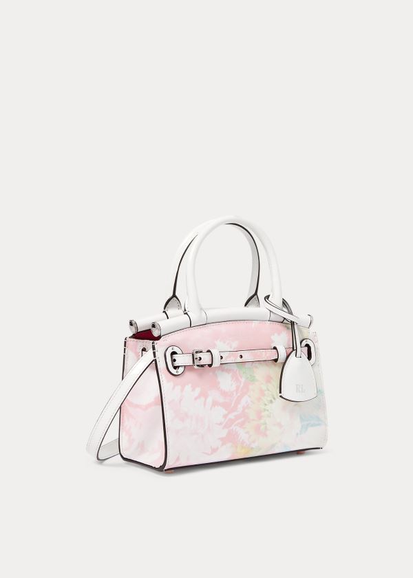Ralph Lauren Floral Mini RL50 Handbag Bílé Růžové Viacfarebný | plu158RC