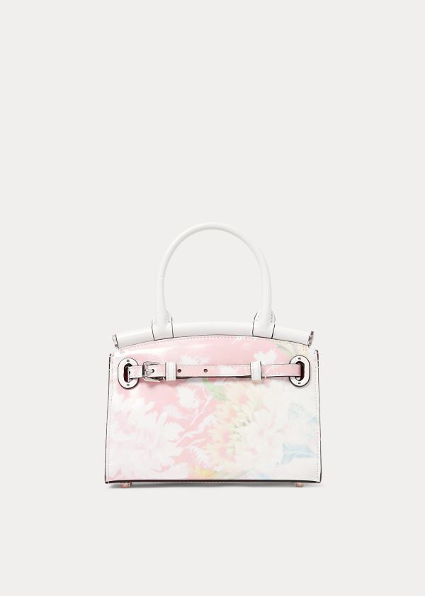 Ralph Lauren Floral Mini RL50 Handbag Bílé Růžové Viacfarebný | plu158RC