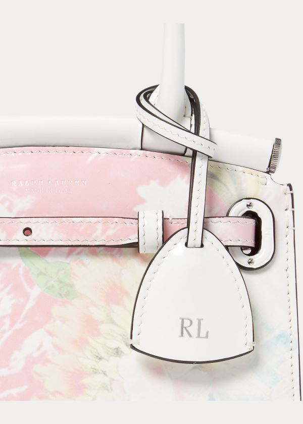 Ralph Lauren Floral Mini RL50 Handbag Bílé Růžové Viacfarebný | plu158RC