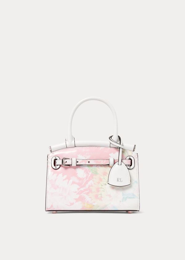 Ralph Lauren Floral Mini RL50 Handbag Bílé Růžové Viacfarebný | plu158RC