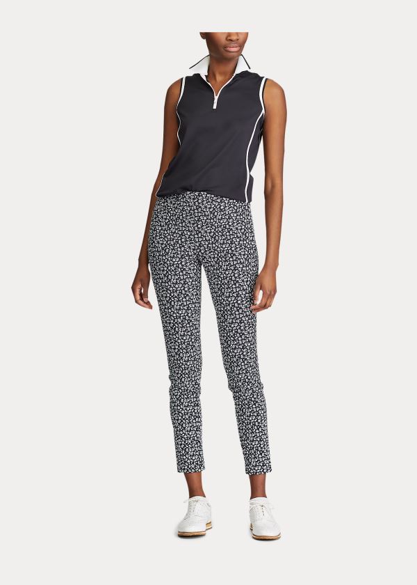 Ralph Lauren Floral-Print Stretch Golfové Pant Černé Viacfarebný | HNZRYhvD