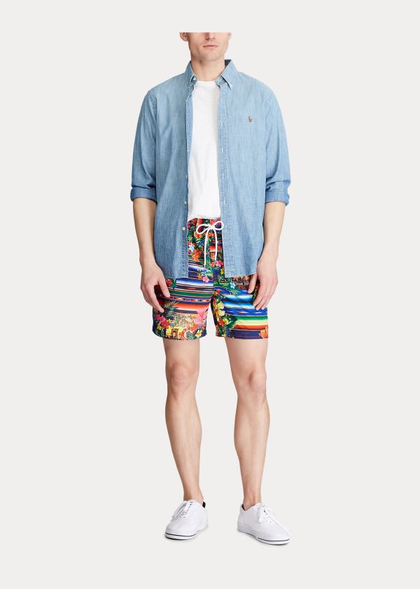 Ralph Lauren Floral-Serape Swim Trunk Viacfarebný | w11YtOg9