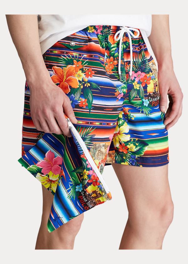 Ralph Lauren Floral-Serape Swim Trunk Viacfarebný | w11YtOg9