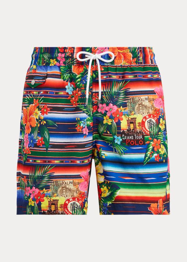 Ralph Lauren Floral-Serape Swim Trunk Viacfarebný | w11YtOg9