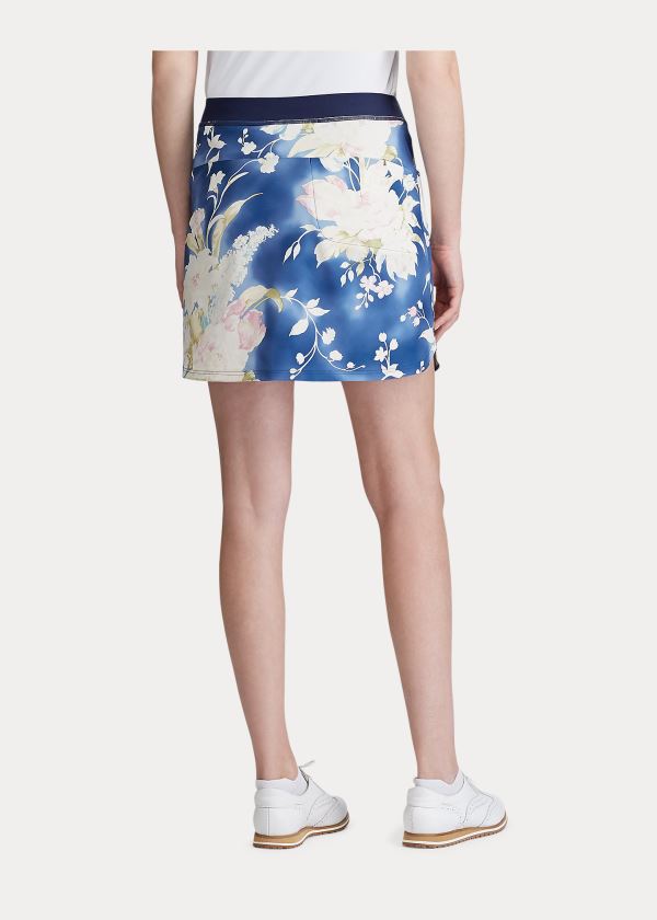 Ralph Lauren Floral Stretch Golfové Skort Blankyt Krém | WsTkXbS7