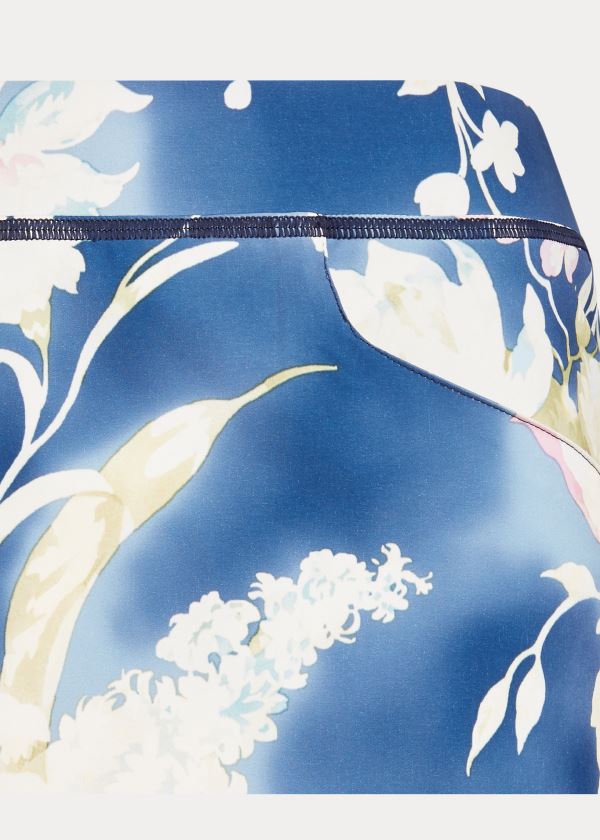 Ralph Lauren Floral Stretch Golfové Skort Blankyt Krém | WsTkXbS7