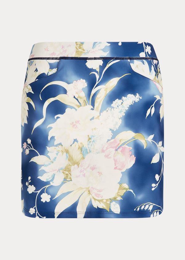 Ralph Lauren Floral Stretch Golfové Skort Blankyt Krém | WsTkXbS7
