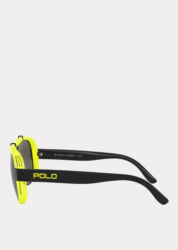 Ralph Lauren Fluorescent Pilot Sunglasses Tmavě Šedé | nxHYmt88