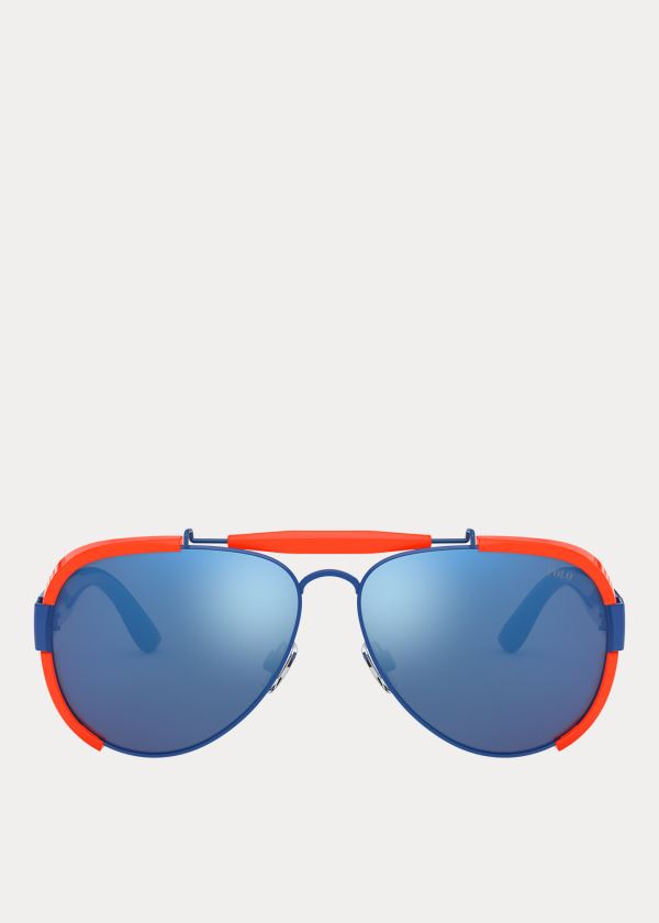 Ralph Lauren Fluorescent Pilot Sunglasses Blankyt | rnx1Emyn