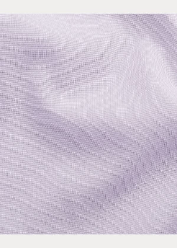 Ralph Lauren French Cuff End-on-End Shirt Fialové | YxbCdHIt