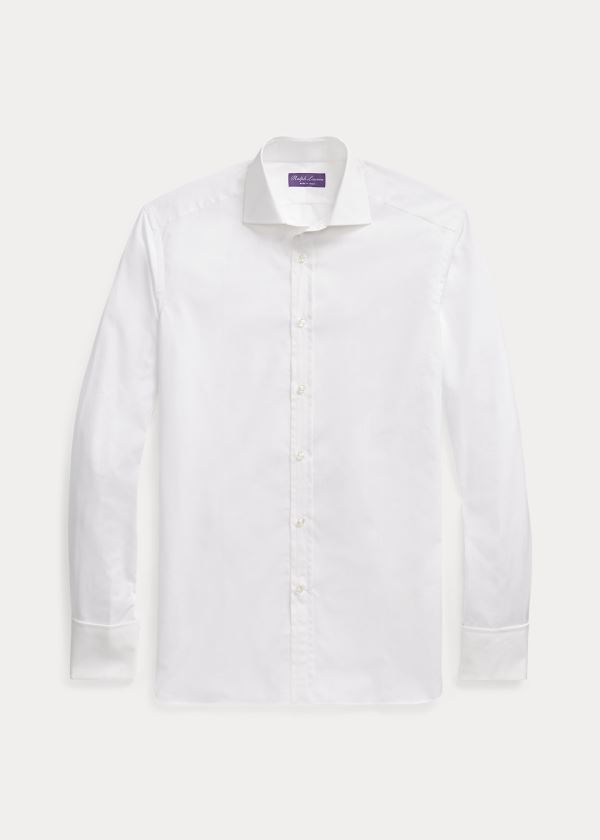 Ralph Lauren French Cuff Poplin Shirt Bílé | 53YDYPpm