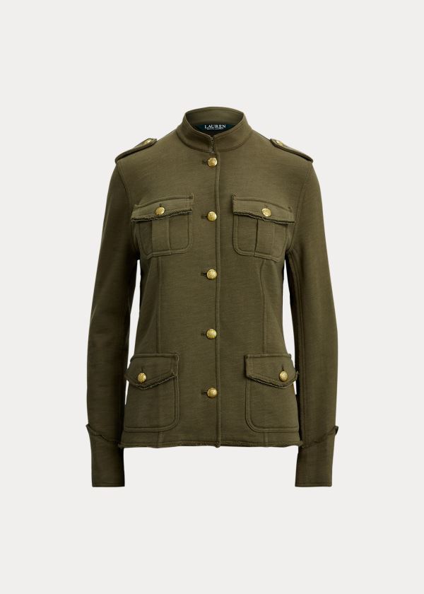 Ralph Lauren French Terry Jacket Tmavě Olivy Zelené | h7RX35u6