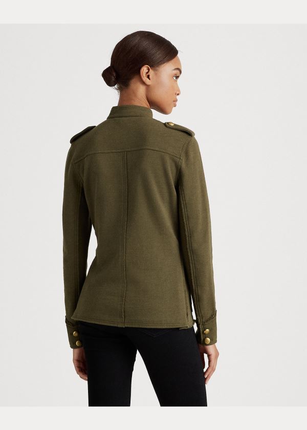 Ralph Lauren French Terry Jacket Tmavě Olivy Zelené | h7RX35u6