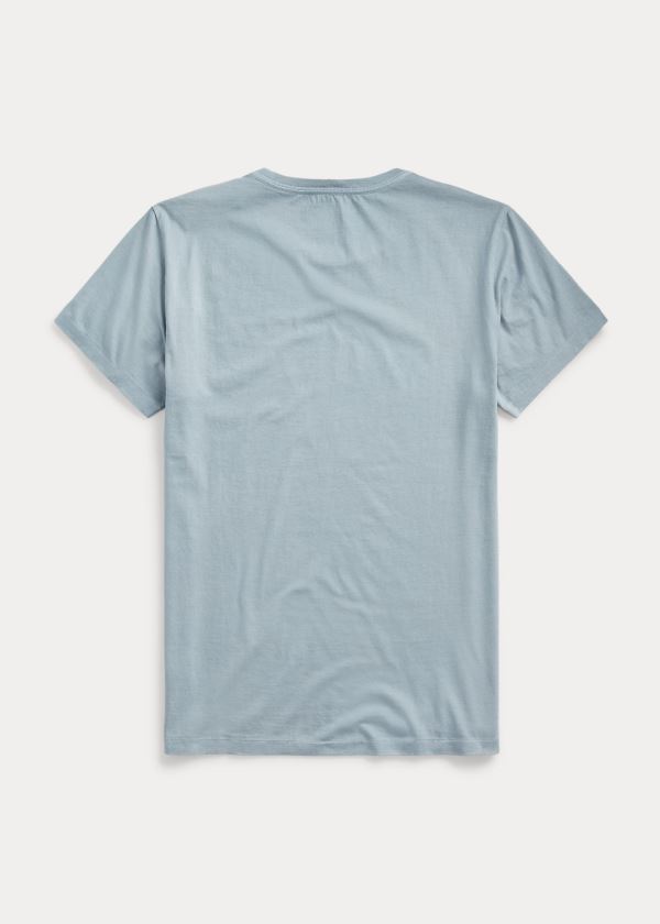 Ralph Lauren Garment-Dyed Crewneck T-Shirt Blankyt | 42LDZEqk