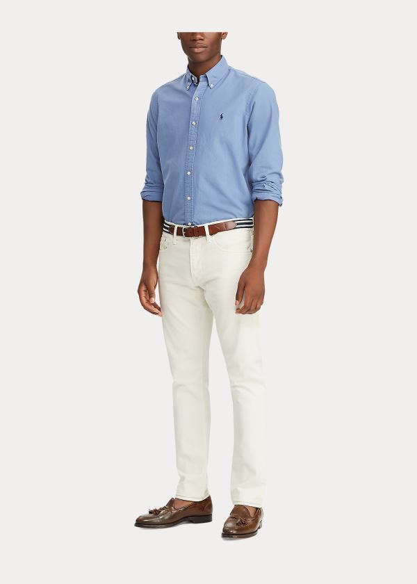 Ralph Lauren Garment-Dyed Oxford Shirt Blankyt | tmTmNg4n