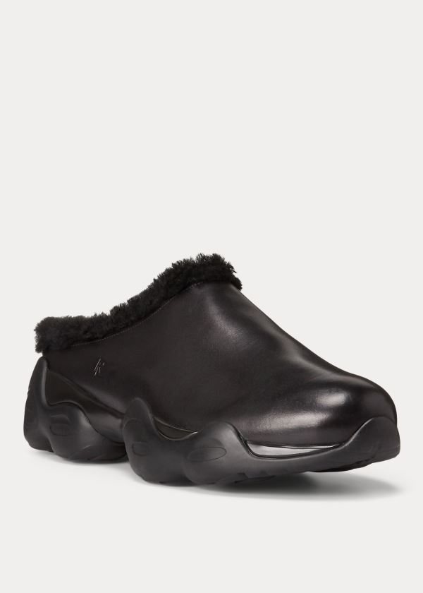 Ralph Lauren Gena Slip-On Sneakers Černé | XdLxIr97