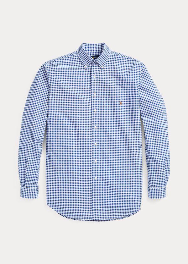 Ralph Lauren Gingham Oxford Shirt Blankyt Bílé | axQDhLqe