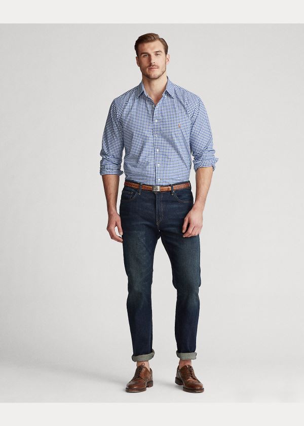 Ralph Lauren Gingham Oxford Shirt Blankyt Bílé | axQDhLqe