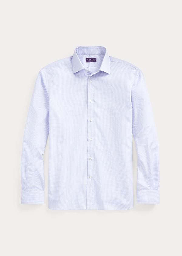 Ralph Lauren Gingham Shirt Světle Blankyt Bílé | gxdbM8jU