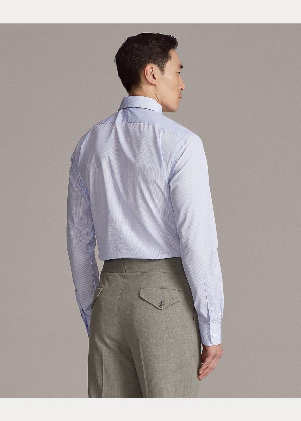 Ralph Lauren Gingham Shirt Světle Blankyt Bílé | gxdbM8jU