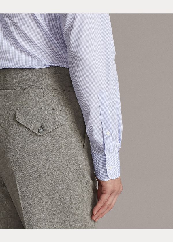 Ralph Lauren Gingham Shirt Světle Blankyt Bílé | gxdbM8jU