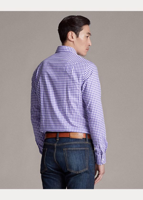 Ralph Lauren Gingham Twill Shirt Fialové | F8kAP8KS