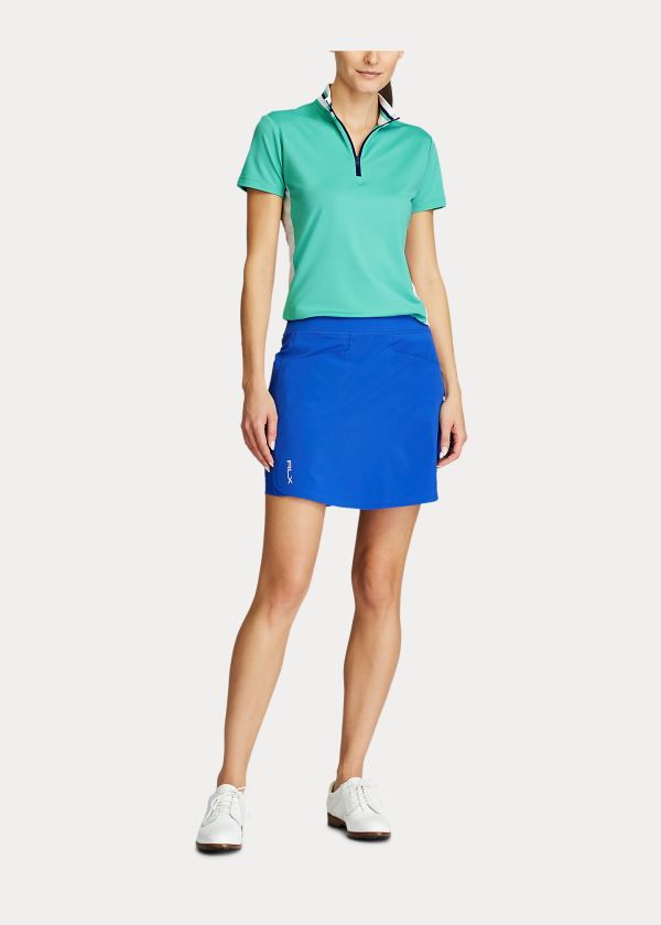 Ralph Lauren Golfové Quarter-Zip Pullover Zelene | Lhg6JxuU