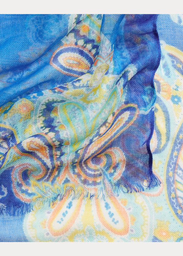 Ralph Lauren Grace Ramie Scarf Blankyt | rfk0Kyf4