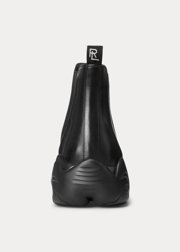 Ralph Lauren Gradey Calfskin Boot Černé | 56QrbgPJ