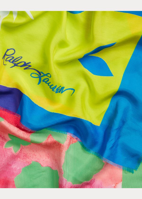 Ralph Lauren Graphic Botanical Scarf Viacfarebný | 3vCqrkO5
