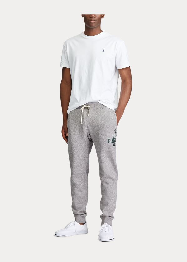 Ralph Lauren Graphic Fleece Jogger Pant Šedé | jcMv5MFY