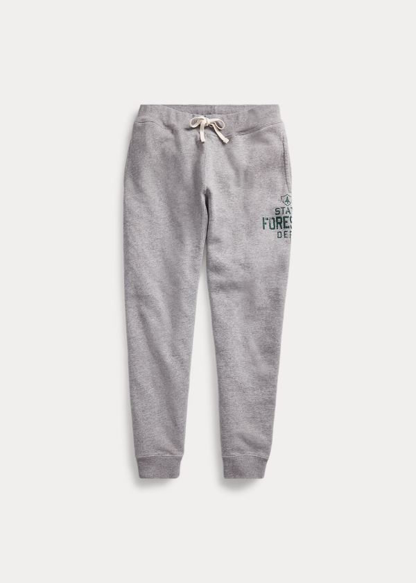 Ralph Lauren Graphic Fleece Jogger Pant Šedé | jcMv5MFY
