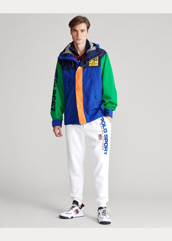 Ralph Lauren Graphic Vody-Repellent Jacket Královská Modrá Viacfarebný | StyvvGYt