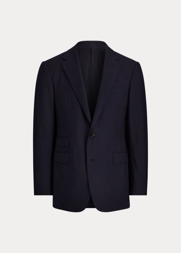 Ralph Lauren Gregory Handmade Sportovní Coat Tmavě Blankyt | pkxEVhYj