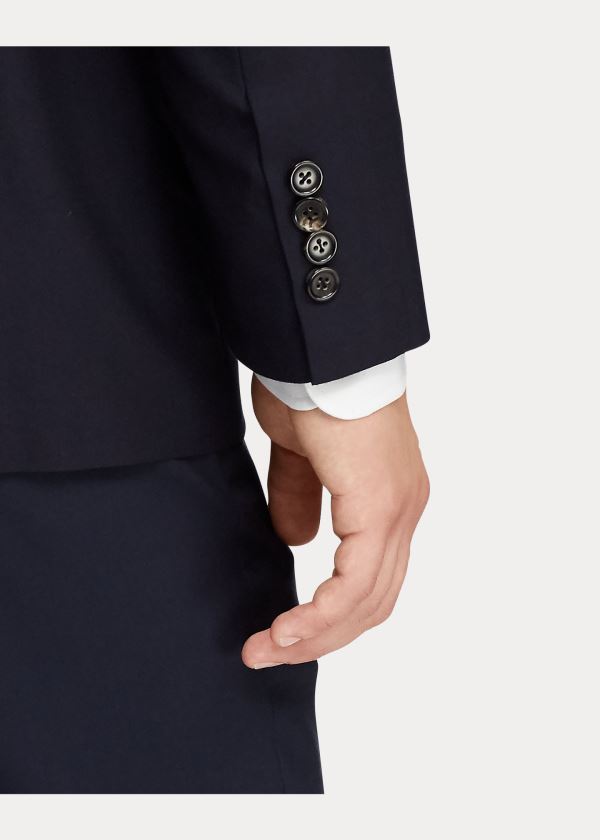 Ralph Lauren Gregory Handmade Sportovní Coat Tmavě Blankyt | pkxEVhYj
