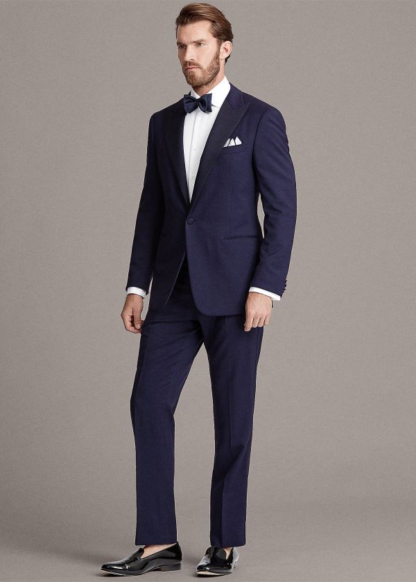Ralph Lauren Gregory Handmade Tuxedo Tmavě Blankyt | j84eOHWF