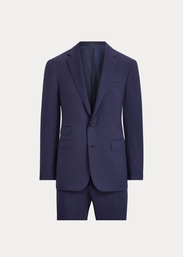 Ralph Lauren Gregory Handmade Wool Suit Tmavě Blankyt | iXDvABFu
