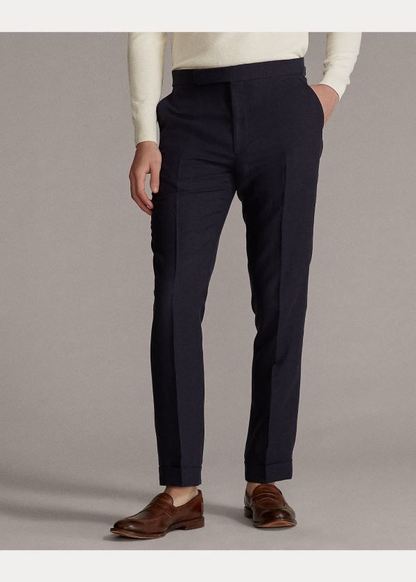 Ralph Lauren Gregory Twill Suit Trouser Tmavě Blankyt | e97UkqGE