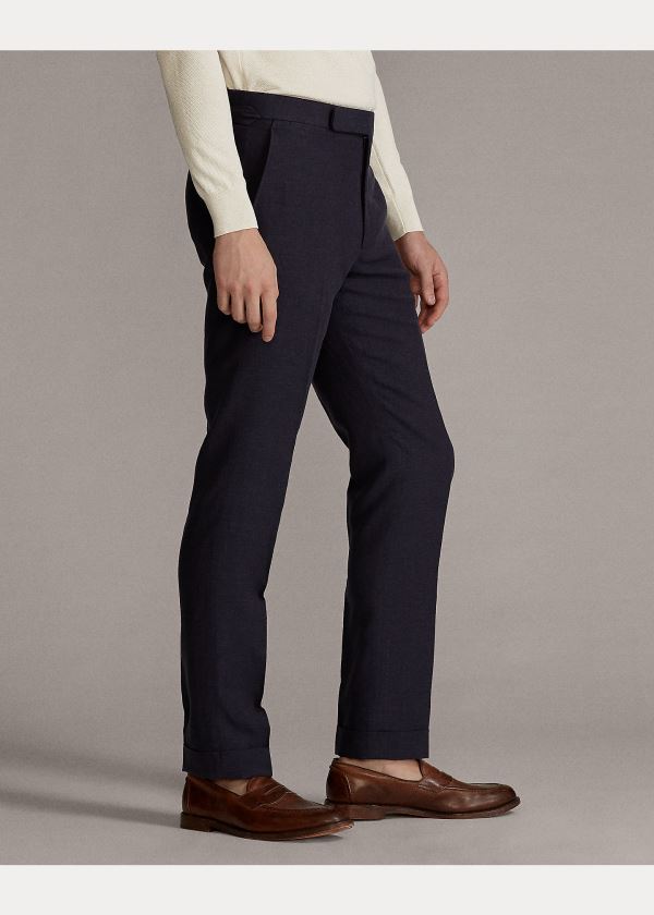 Ralph Lauren Gregory Twill Suit Trouser Tmavě Blankyt | e97UkqGE