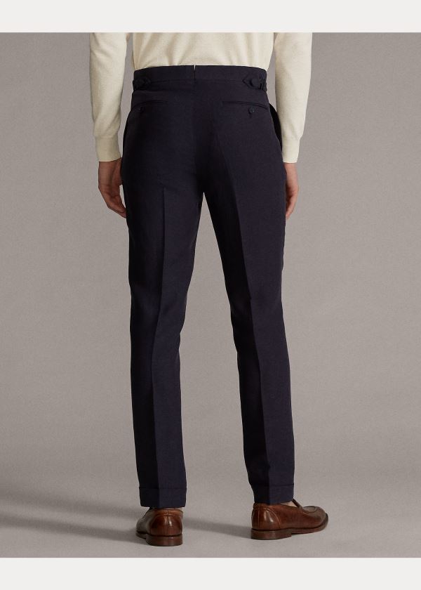 Ralph Lauren Gregory Twill Suit Trouser Tmavě Blankyt | e97UkqGE