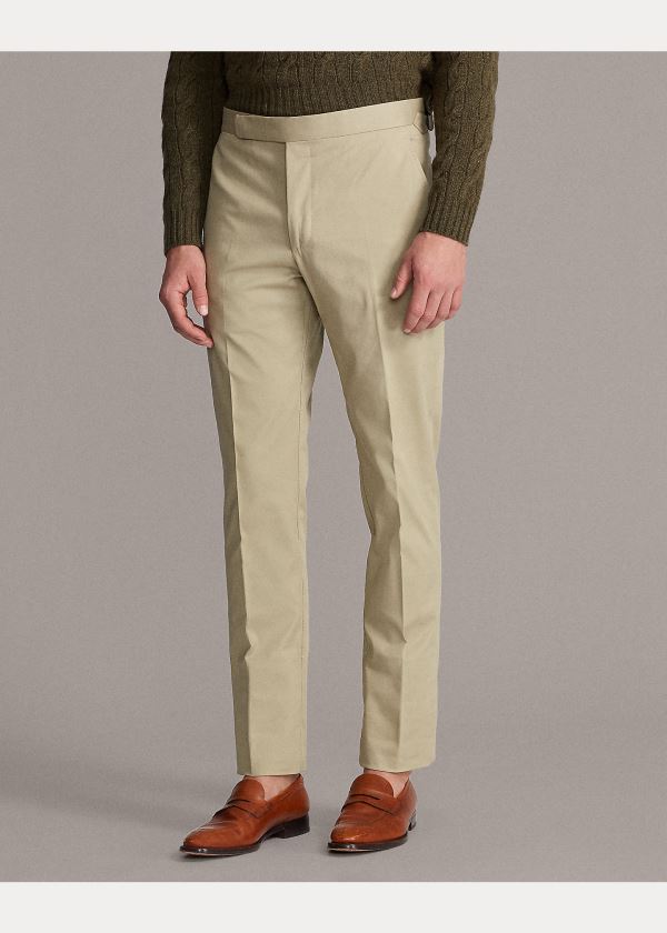 Ralph Lauren Gregory Twill Suit Trouser Olivy Zelené | q9OMD4Ve