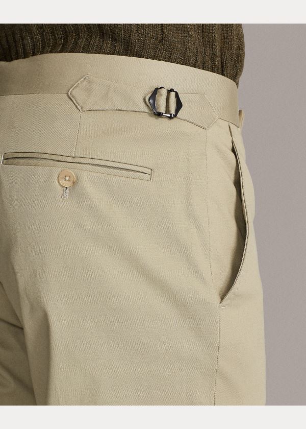 Ralph Lauren Gregory Twill Suit Trouser Olivy Zelené | q9OMD4Ve