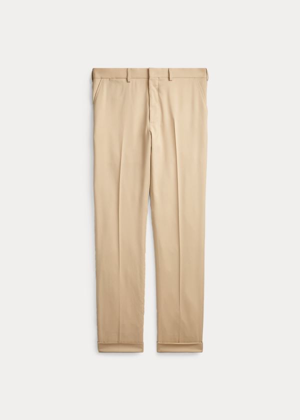 Ralph Lauren Gregory Wool Gabardine Trouser Hnědé | dfQOp35b