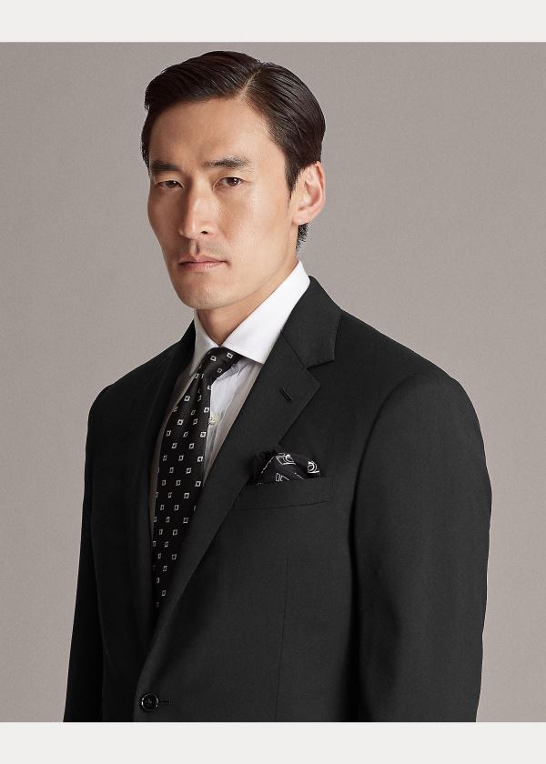 Ralph Lauren Gregory Wool Serge Suit Černé | jpWquo1q