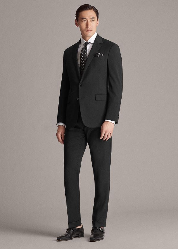 Ralph Lauren Gregory Wool Serge Suit Černé | jpWquo1q